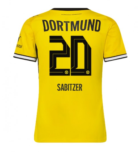 Borussia Dortmund Marcel Sabitzer #20 Kotipaita Naisten 2026-27 Lyhythihainen Borussia Dortmund Marcel Sabitzer #20 Kotipaita Naisten 2026-27 Lyhythihainen